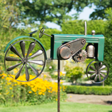 Grön Traktor Vindspel / Vindsnurra / Windgame Green tractor / Wind Wheel