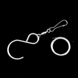 Segelbåt vindspel/pendel 18cm i rostfritt stål - Made in germany.