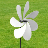Vindsnurra Rostfri Blomma Ø28cm i Rostfritt stål - Made in Germany / Windrat / Wind Wheel