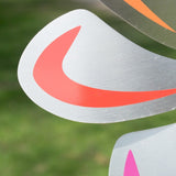 Vindsnura Vågig Regnbåge Blomma Ø28cm i Rostfritt stål - Made in Germany / Windrat / Wind Wheel