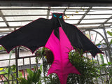 Fladdermus Röd/Rosa - Bat / Batman - Exklusiv drake från www.Drake.nu