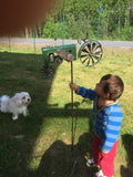 Grön Traktor Vindspel / Vindsnurra / Windgame Green tractor / Wind Wheel