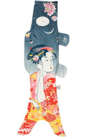 Koinobori Tattoo Geisha 70cm japansk fiskflagga / Madame Mo Frankrike (鯉幟 / Traditionell japansk vindstrut / vindsocka)