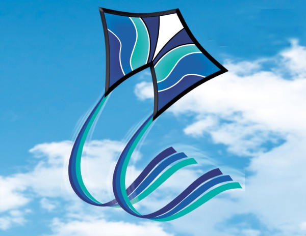 Blue Wave Drake av Günter