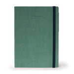 My Notebook Linerad Atneckning Book Oliv Grön 17 x 24 cm