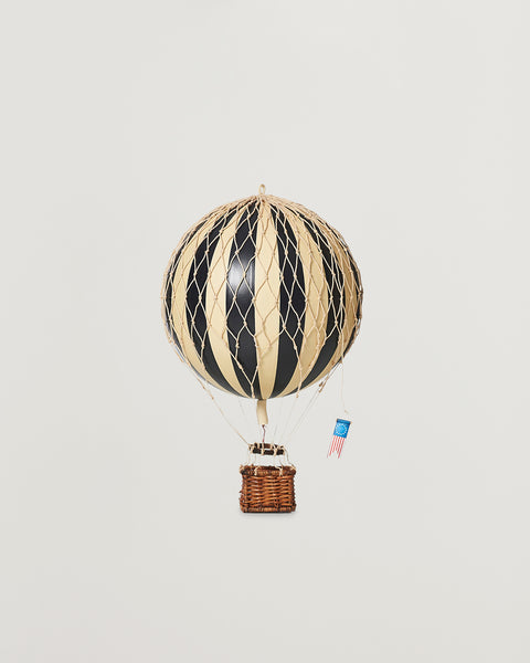 Floating The Skies Luftballong 13x8.5 cm, Vit / Svart