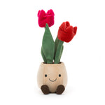 Amuseable Tulip Pot | Av Jellycat | Gossesjur som ser ut som växter
