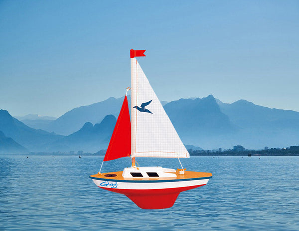(Båten Kapten Krok - Leksaksbåt i plast - Made in Germany sedan årtionden!