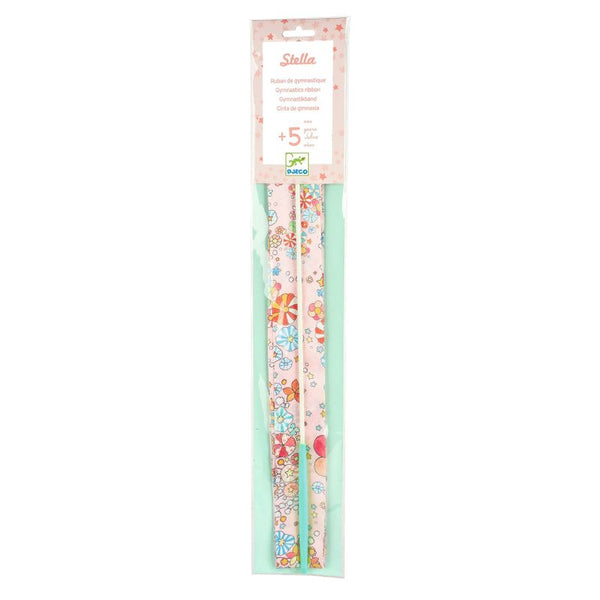 Stella Rosa Tryckt sött Djeco Gymnastikband / rytmikband 4m / Ribbon Stick 4m