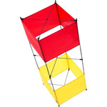 Låddrake / Box Kite med avtagbara vingar 85x100cm