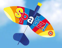 Flygplan Spatz - skjuts iväg med gummiband - Made in Germany sedan över 60 år tillbaka!
