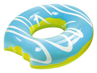 Jättestor uppblåsbar Munk/Donut luftmadrass / badmadrass / badleksak  108 cm.