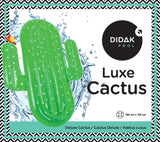 Jättestor uppblåsbar Kaktus luftmadrass / badmadrass / badleksak  185x132x20 cm.