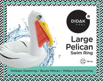 Valtava puhallettava Pelican-ilmapatja / kylpypatja / kylpylelu 110 cm.