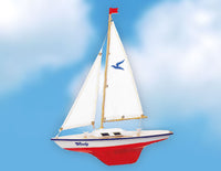 Båten Windy - Leksaksbåt i trä och plast - Made in Germany sedan årtionden!