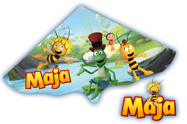 Gamal Biene Maja Drake /Kite / Kinderdrachen, Sportspielzeug Disney Drake - Studio 100 Animation ™ Studio 100