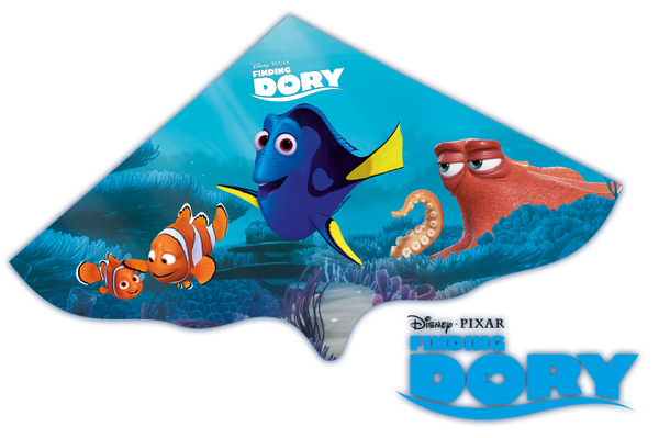 Hitta Doris / Finding Dory Drake Disney / Pixar /Kite / Kinderdrachen, Sportspielzeug Disney Drake