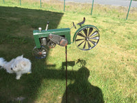 Grön Traktor Vindspel / Vindsnurra / Windgame Green tractor / Wind Wheel