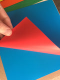 Origami - pappersvikningsbok (oregami) med 10 ritningar och 50 tvåfärgade oregamipapper ( Origami by Galt)
