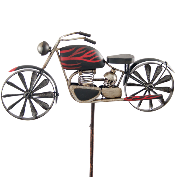 Punainen musta moottoripyörä (punainen liekki) tuulipyörä / tuulitakki / moottoripyörän tuulipyörä / tuulipeli