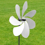 Wind Spinner Stainless Flower Ø28cm ruostumatonta terästä - Valmistettu Saksassa / Windrat / Wind Wheel