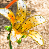 Solcellslampa Tigerlilja i glas i fler fina färger! REA 25%