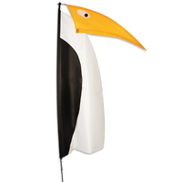 Lilla Pingvinen-Banner (flaga / Banner / Fana / Vindspel)