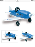 Blått Flygplan Aerobatic i trä från Vilac (Made in France) / Aerobatic