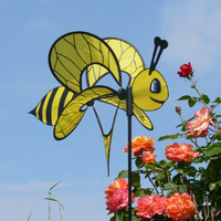 Magic Bi / Geting / Humla vindsnurra Stor (Magic Bee) Vindspel för trädgård mm utomhus