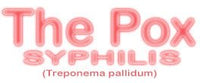 Syfilis / Pox-Syphilis / Treponema pallidum - Gossedjur / Soft Toy flera olika storlekar.