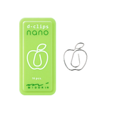 Gem som ser ut som ett äpple - Midori D-clip nano 16st