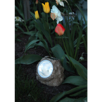 Solar Decoration Rocky - Guldig sten