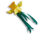 Pingst-/Påsklilja (Daffodil) från Belgiska Didakites / Vindsäck / Vindstrumpa / Windsack - Daffodil Wind Sack - WAVE - Vindstrut / Vindkon / Vindsocka