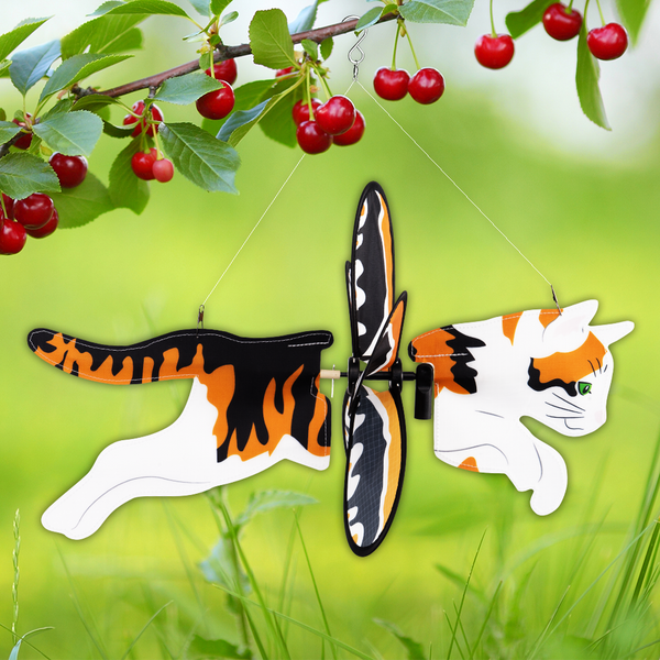 Tigerkatt Vindsnurra (hängande eller stående på marken) / Tiger Cat Windgame
