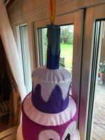 Kakku belgialaiselta didakiteilta (syntymäpäiväkakku) / Windsock / Windsock / Windsack - Cake Wind Sack - WAVE - Vindstrut / Vindkon / Vindsocka