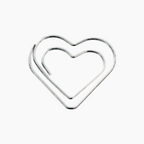 Gem som ser ut som ett hjärta - Midori D-clip nano 16st