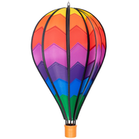 Luftballong Fjällandskap - hängande vindspel - 28x48cm