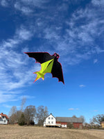 Fladdermus Gul - Bat / Batman - Exklusiv drake från www.Drake.nu