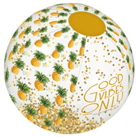 Iso Glitter-kylpypallo ananaksella