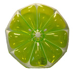 Lime / Lemon valtava puhallettava ilmapatja / kylpypatja / kylpylelu 120x22cm.