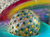 Stor Glitter-Bad-Boll med Ananasar