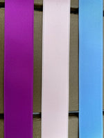Draksvans i Glansig Polyester Satin 25mm - flera färger / lösmeter - Made in Schweiz.