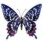 Metall VäggDekoration Fantasifull Mörk Tistelfjäril (svart-vit), 35cm fjäril. Décor Butterfly Wall Decoration Ring Skirt.