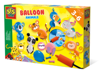 DIY Ballongdjur - Pysselset med Instruktion, ballonger, pump, klistermärken och massa roliga detaljer! Made in Holland
