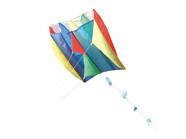 Fickdrake Regnbåge DRAKE (Blå påse) / CERF-VOLANT De poche / Pocket Rainbow Kite