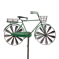 Cyckel City Bike Grön Vindspel / Vindsnurra / Bike / Bicyckel / Velo / Wind Game / Wind Wheel